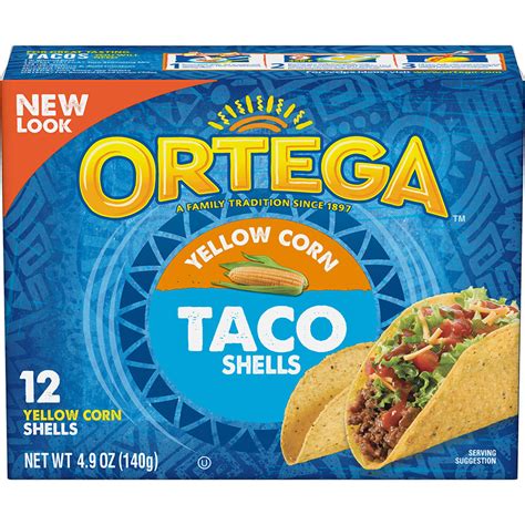 How many calories are in yellow corn taco shells - calories, carbs, nutrition