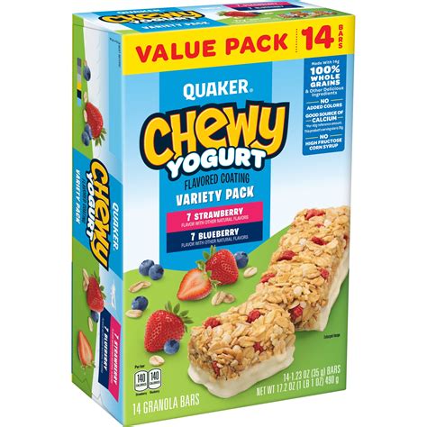 How many calories are in yogurt granola bar - calories, carbs, nutrition