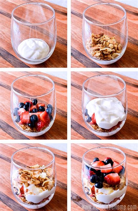 How many calories are in yogurt parfait, house made - calories, carbs, nutrition