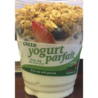 How many calories are in yogurt parfait 9 oz fig & pecan greek plain non fat - calories, carbs, nutrition