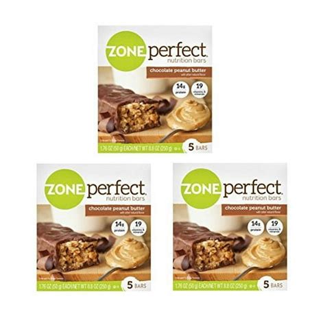 How many calories are in zone perfect chocolate peanut butter - calories, carbs, nutrition