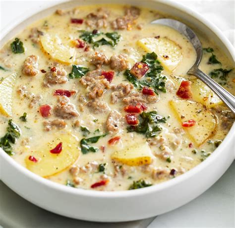 How many calories are in zuppa toscana - calories, carbs, nutrition