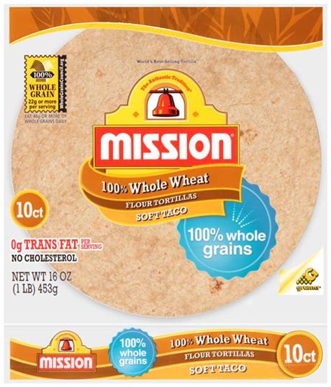 How many carbs are in 100% whole wheat tortillas - calories, carbs, nutrition