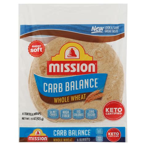 How many carbs are in 100% whole wheat wrap - calories, carbs, nutrition