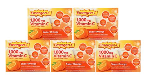 How many carbs are in 1000 mg vitamin c - super orange - calories, carbs, nutrition