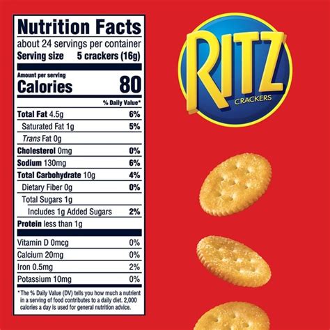 How many carbs are in 6 crackers - calories, carbs, nutrition