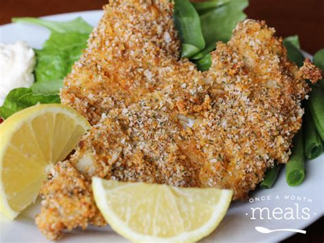 How many carbs are in 6 crunchy breaded fish fillets - calories, carbs, nutrition