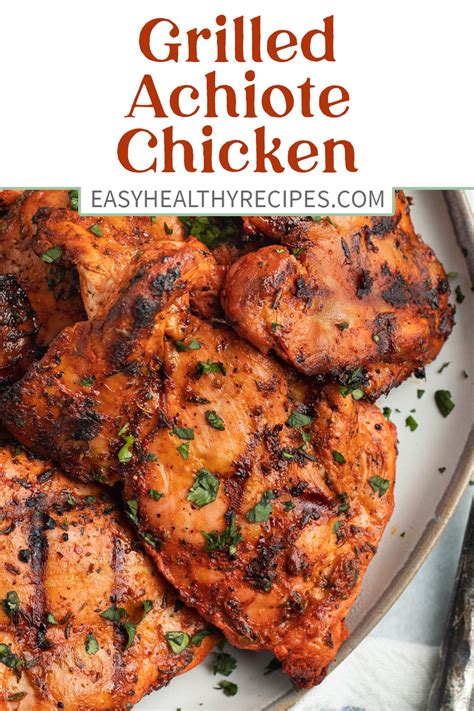 How many carbs are in achiote marinated chicken - calories, carbs, nutrition