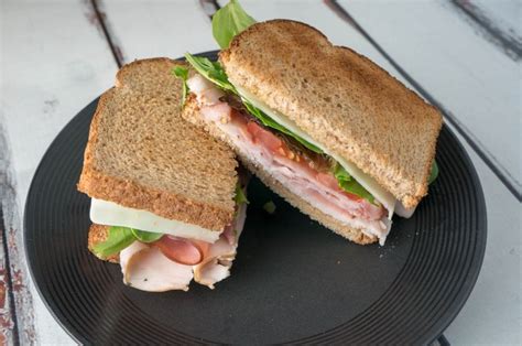 How many carbs are in all american turkey and ham sandwich - calories, carbs, nutrition