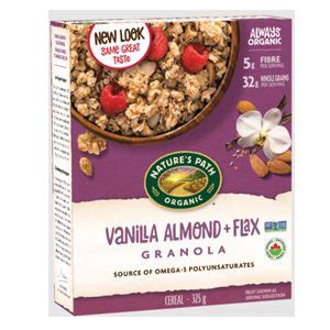 How many carbs are in almond flax cereal - calories, carbs, nutrition