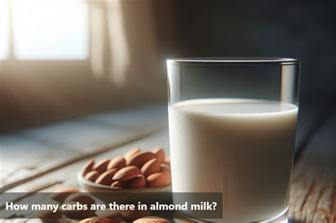 How many carbs are in almond milk unsweetened - calories, carbs, nutrition