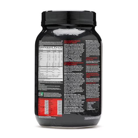 How many carbs are in amplified wheybolic extreme 60 - calories, carbs, nutrition