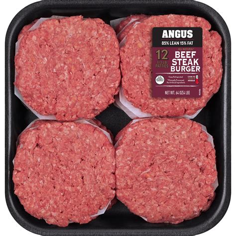 How many carbs are in angus beef burger (80/20) (94936.4) - calories, carbs, nutrition