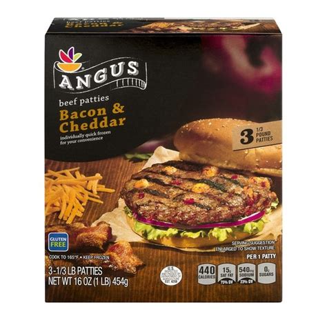 How many carbs are in angus beef burger (94936.6) - calories, carbs, nutrition