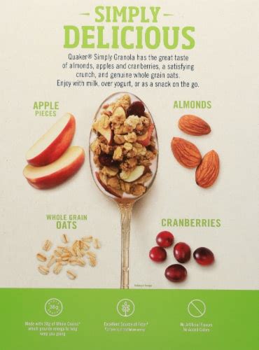 How many carbs are in apple cranberry almond oatmeal - calories, carbs, nutrition