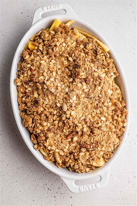 How many carbs are in apple pear crisp - calories, carbs, nutrition