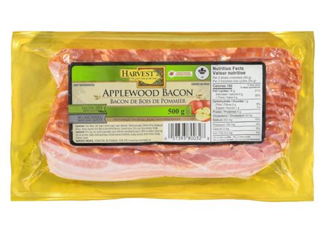 How many carbs are in applewood bacon - calories, carbs, nutrition