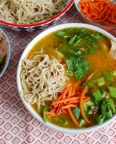 How many carbs are in asian chicken noodle with tofu soup - calories, carbs, nutrition