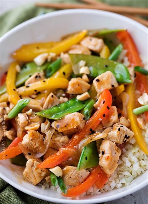 How many carbs are in asian chicken stir fry - calories, carbs, nutrition