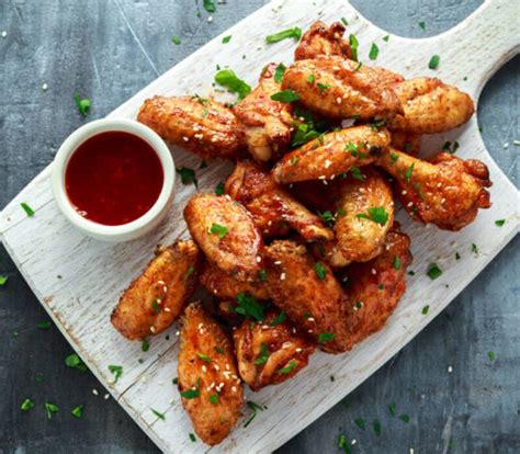 How many carbs are in asian chicken wings - calories, carbs, nutrition