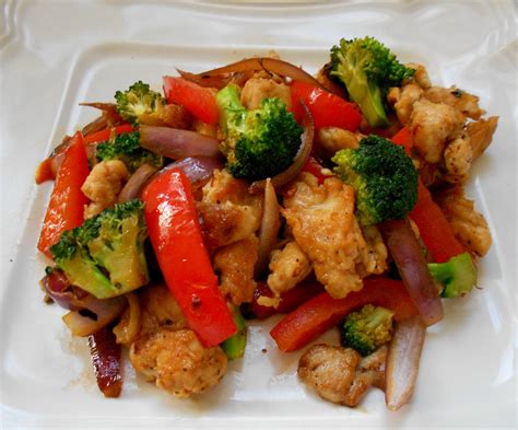 How many carbs are in asian chicken with vegetables - calories, carbs, nutrition