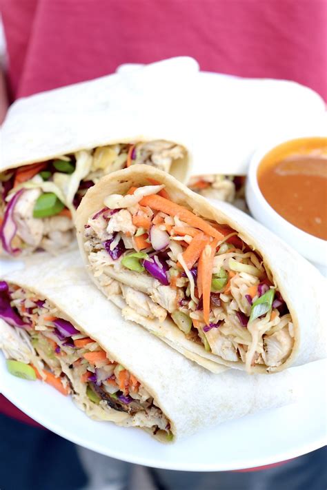 How many carbs are in asian chicken wrap - calories, carbs, nutrition