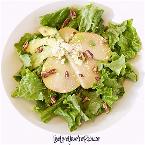 How many carbs are in asian pear and avocado salad - calories, carbs, nutrition