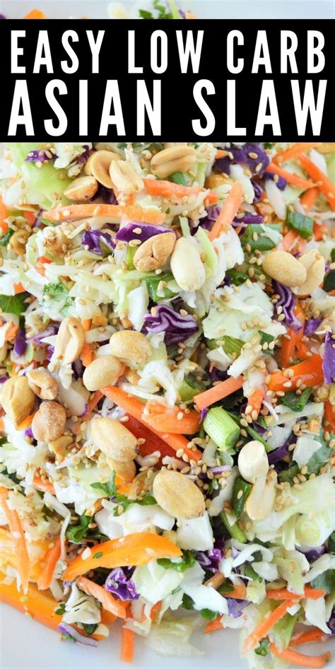 How many carbs are in asian slaw with mirin - calories, carbs, nutrition