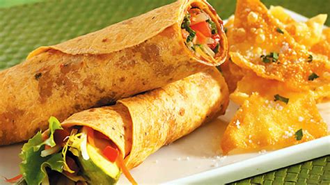 How many carbs are in asian vegetable wrap - calories, carbs, nutrition