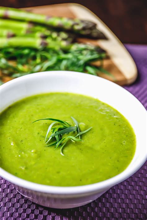 How many carbs are in asparagus and pea soup - calories, carbs, nutrition