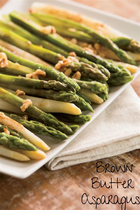 How many carbs are in asparagus with brn butter hazelnut - calories, carbs, nutrition