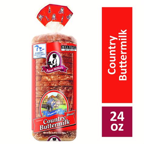 How many carbs are in aunt millie's buttermilk bread - calories, carbs, nutrition