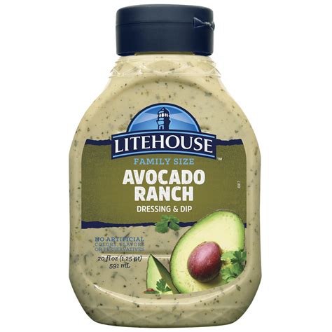 How many carbs are in avocado ranch dressing - calories, carbs, nutrition