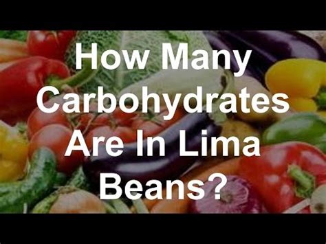 How many carbs are in baby lima beans - calories, carbs, nutrition