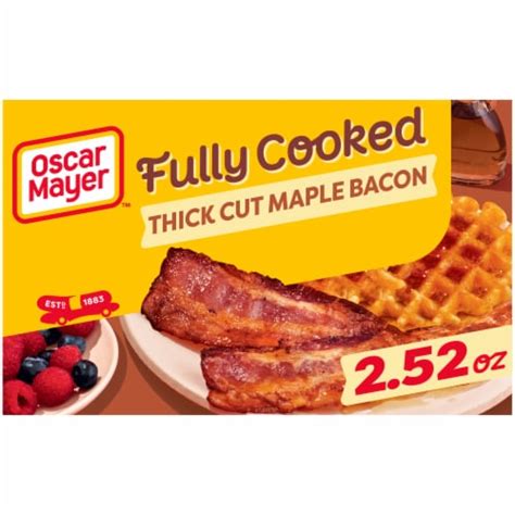 How many carbs are in bacon 22/26 cooked maple peppered 1 ea - calories, carbs, nutrition