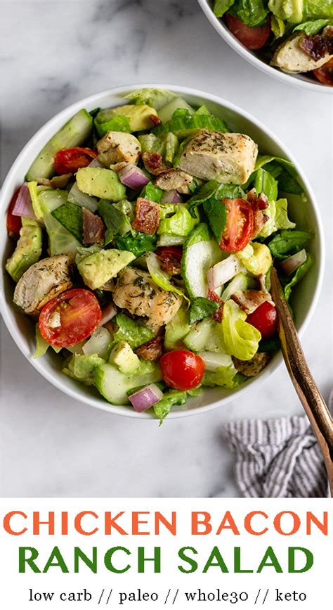 How many carbs are in bacon ranch salad - calories, carbs, nutrition
