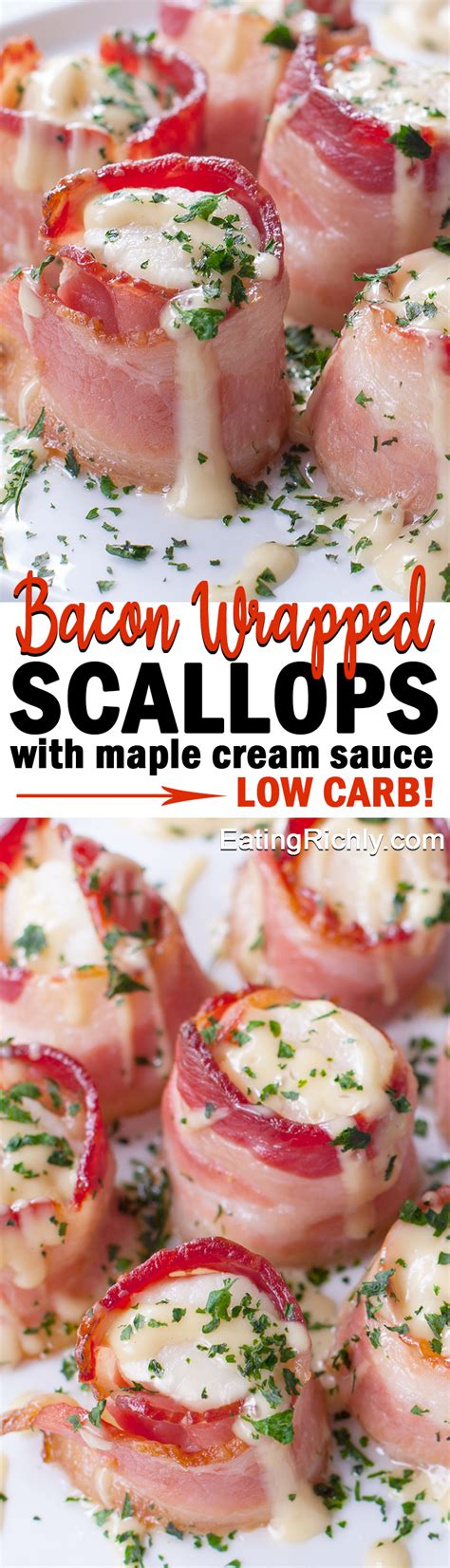 How many carbs are in bacon wrapped scallops-occ - calories, carbs, nutrition