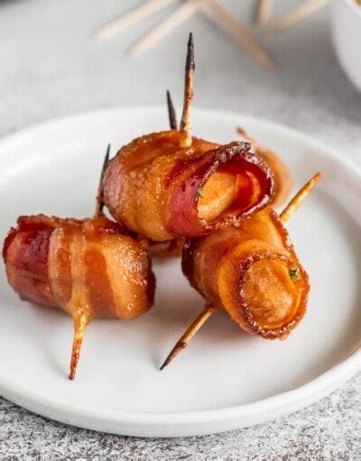 How many carbs are in bacon-wrapped water chestnuts - calories, carbs, nutrition