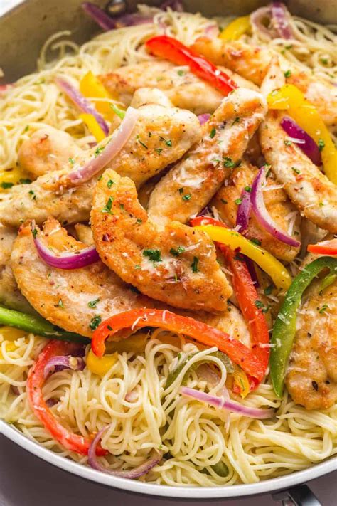 How many carbs are in baked chicken scampi with whole wheat pasta steamed carrots - calories, carbs, nutrition