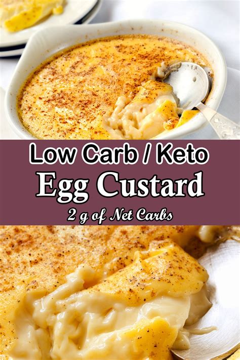 How many carbs are in baked egg custard - calories, carbs, nutrition