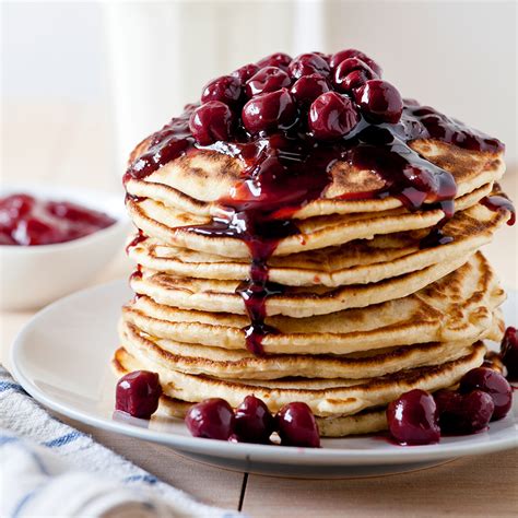 How many carbs are in baked french cherry pancake - calories, carbs, nutrition