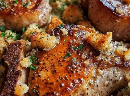 How many carbs are in baked herbed pork chop - calories, carbs, nutrition