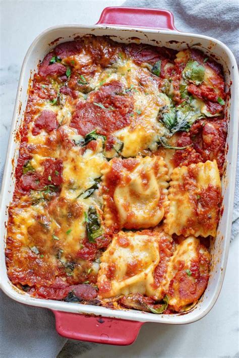 How many carbs are in baked ravioli - calories, carbs, nutrition