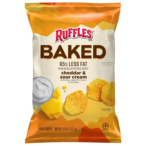 How many carbs are in baked sour cream chips - calories, carbs, nutrition