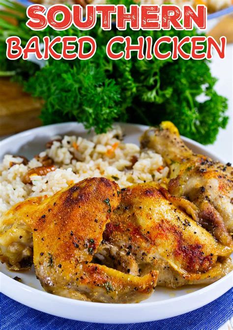 How many carbs are in baked southern style chicken & bbq sauce - calories, carbs, nutrition