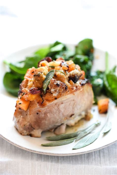 How many carbs are in baked stuff pork chop - calories, carbs, nutrition