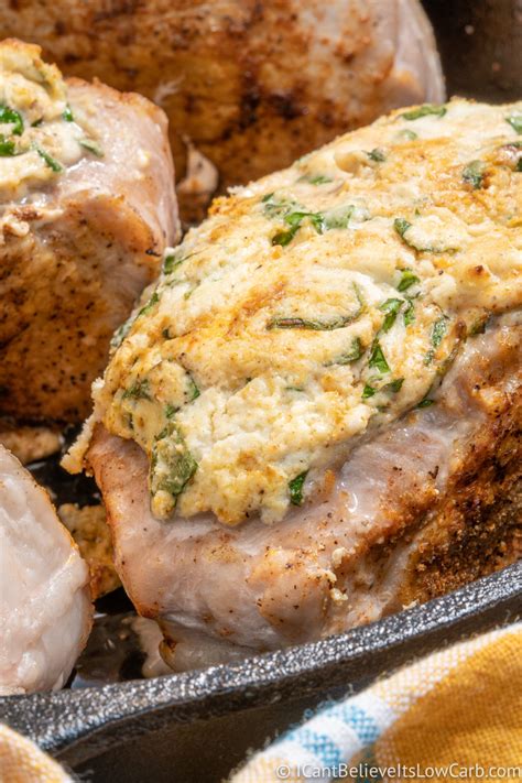 How many carbs are in baked stuffed pork chop - calories, carbs, nutrition