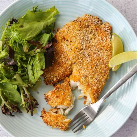 How many carbs are in baked tilapia with tarragon bread crumbs with citrus oregano brown rice and italian vegetable bake - calories, carbs, nutrition