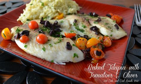 How many carbs are in baked tilapia with tomatoes olives - calories, carbs, nutrition