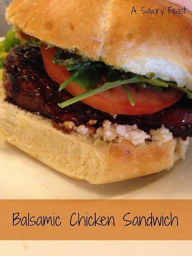 How many carbs are in balsamic chicken sandwich - calories, carbs, nutrition